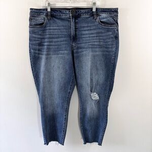 Kut From The Kloth Katy high rise ankle straight leg jeans